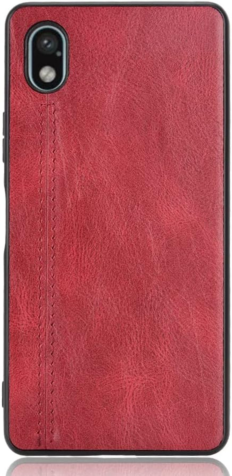 Phone Case for Sony Xperia ACE II, Case for Sony Xperia ACE II Cow-Like PU Leather Style Protector Cover, Non-Slip Shockproof Cover for Sony Xperia ACE II Case Generic Red Sony Xperia Ace Ii