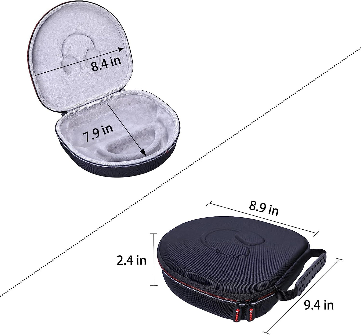 XANAD Hard Case for New Apple Airpods Max Supports Sleep Mode Headphone - Storage Protective Bag XANAD