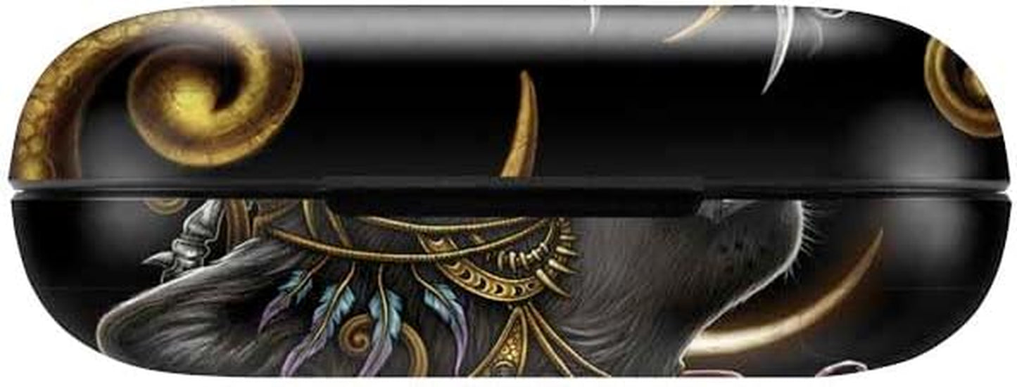 Skinit Decal Skin Compatible with Echo Buds - Officially Licensed Sarah Richter Wolf Howling by Sarah Richter Design Skinit