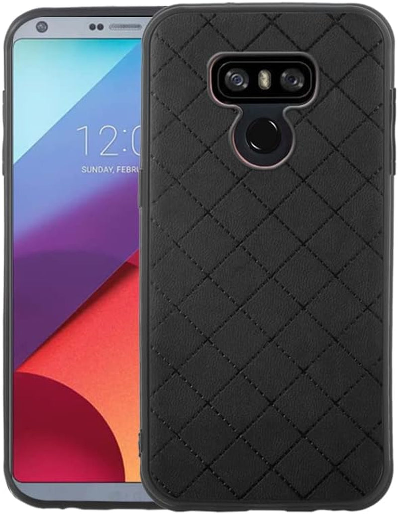 ELISORLI Compatible with LG G6 Case Rugged Thin Slim Cell Accessories Anti-Slip Fit Rubber TPU Mobile Phone Protection Soft Cover for LGG6 Thinq LG6 Thin Q G 6 plus G6+ 6G VS988 H872 Women Men Red ELISORLI Black