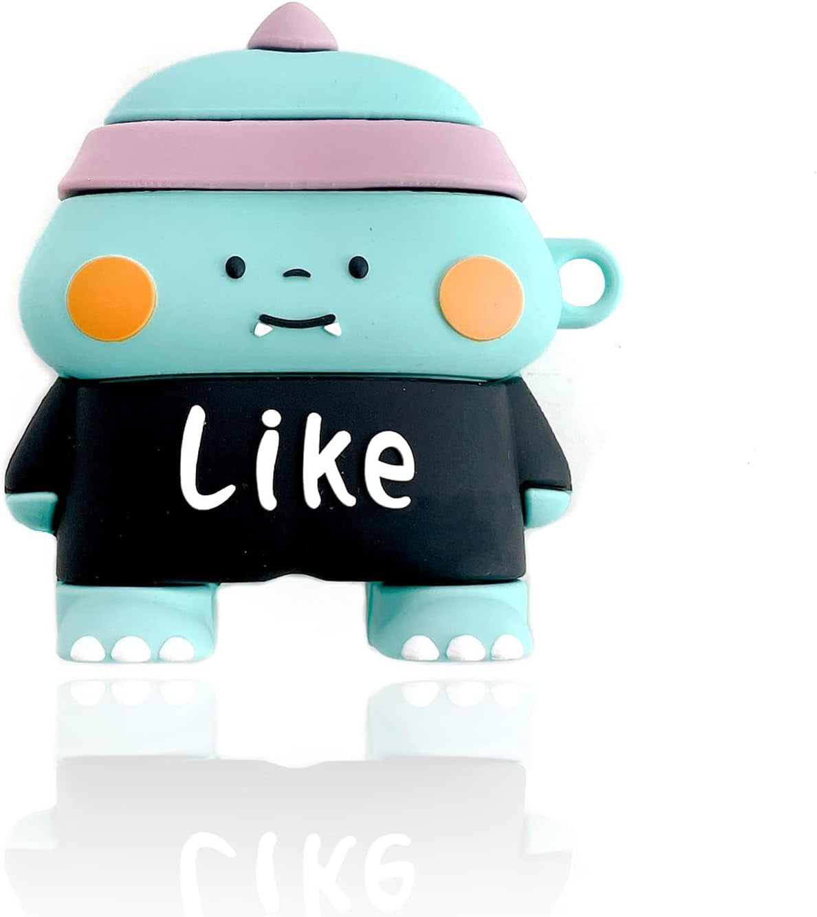 YAKVOOK for Airpod 2/1 Cover Case,Cute 3D Cartoon Panda Airpods 2Nd Generation Cover Kawaii Soft Silicone Protective Cover with Keychain Shockproof Charging Case for Airpods 1&2 for Girls Women Yatchen Dinosaur Like AirPods 3