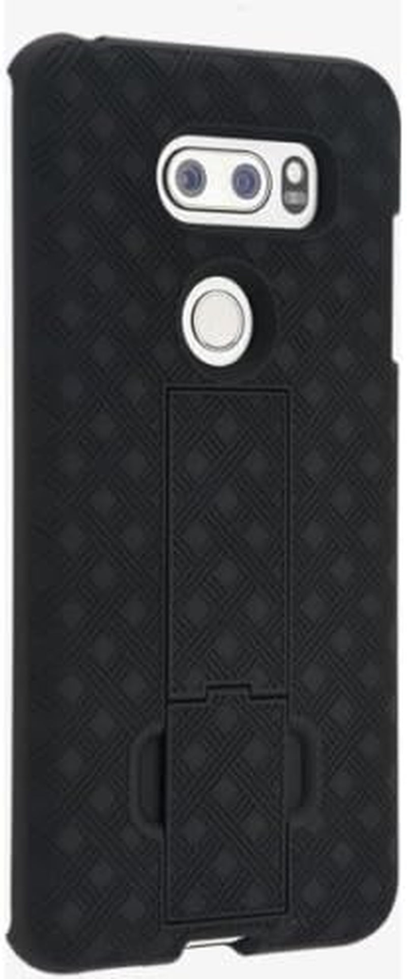 Verizon Shell Holster Combo with Kickstand Protection Case for LG V30 - Black Retail Packaging Verizon Wireless
