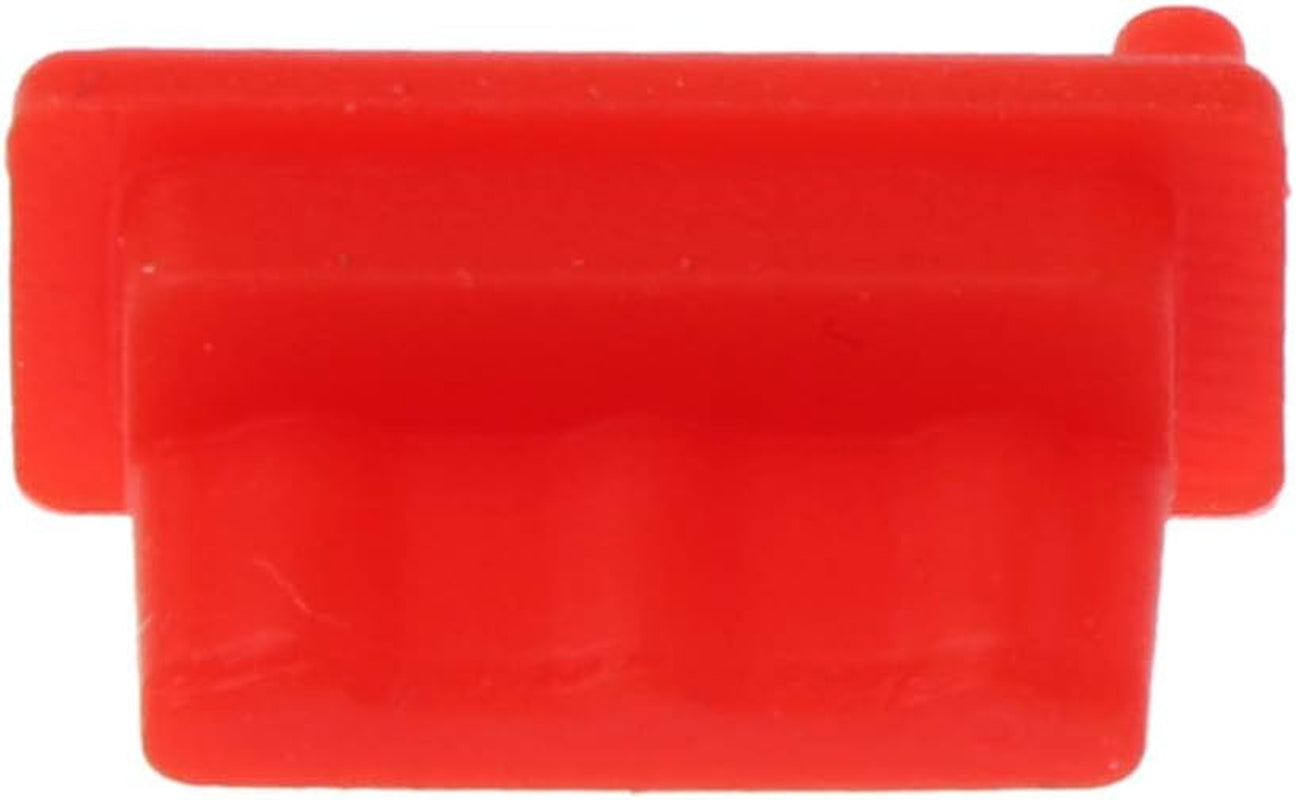 XISAOK 5PCS USB Dust Plug Charger Port Cover Cap Female Jack Interface Universal Silicone Dustproof Protector Tablet PC Notebook Laptop Powerbank Dust Plugs Black XISAOK