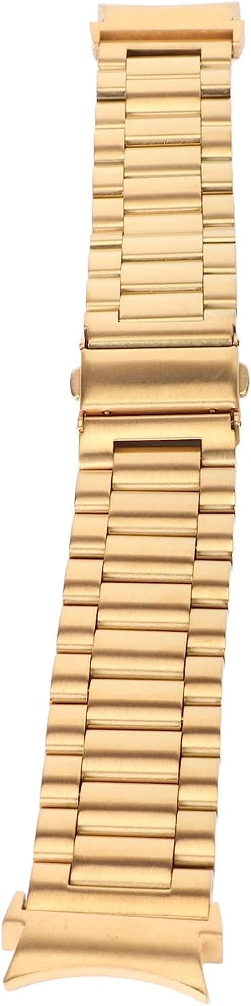 Zjchao Stainless Steel Watch Band Compatible with Galaxy 4 Quick Release Band, Stainless Steel Universal Length, Suitable for Men and Women Galaxy 4 Watch Band ZJchao Gold