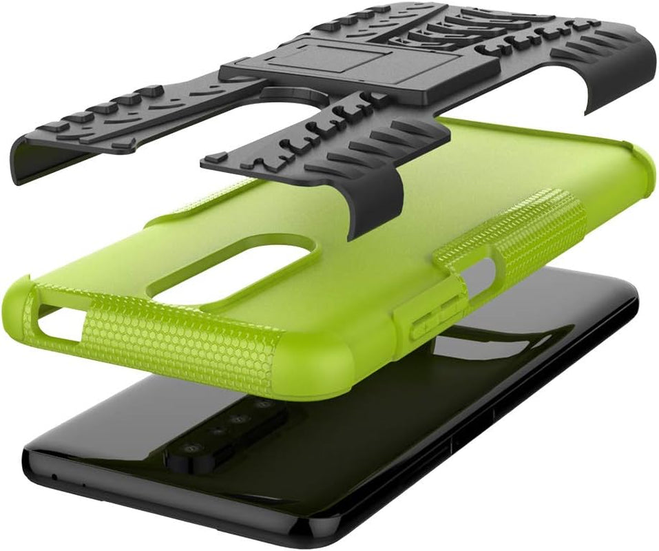 Wentian Xiaomi Redmi K30 / Poco X2 Case, Caseexpert® Heavy Duty Shockproof Rugged Impact Armor Hybrid Kickstand Protective Cover Case for Xiaomi Redmi K30 / K30 Pro/Poco X2 Green CaseExpert