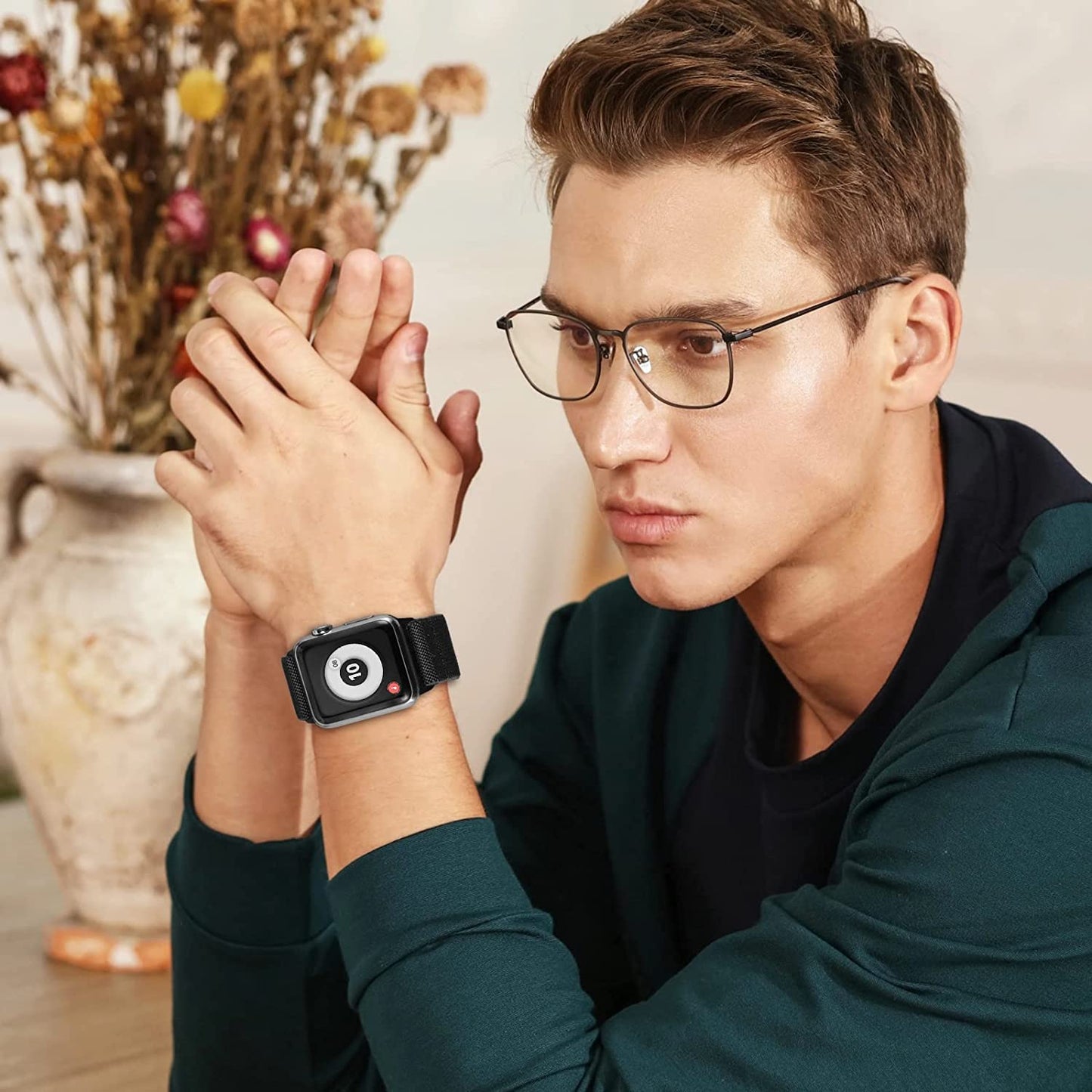 HILIMINY 10 Pack Stretchy Solo Loop Bands Compatible with Apple Watch 38Mm 40Mm 41Mm 42Mm 44Mm 45Mm 49Mm Men Women, Braided Elastic Nylon Sport No Buckles Straps for Iwatch Ultra SE Series 8 7 6 5 4 3 2 1 HILIMNY