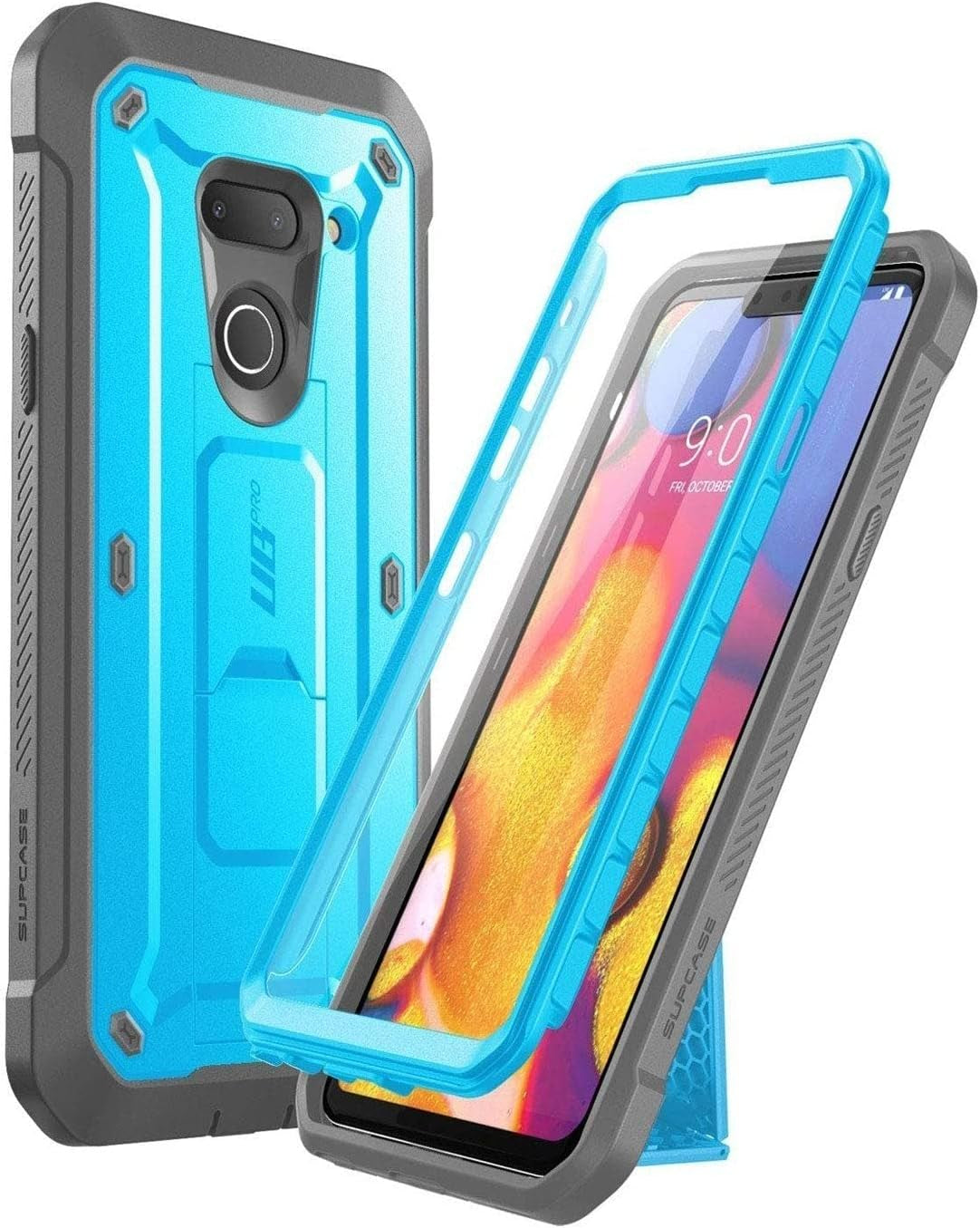 LG G8 Unicorn Beetle Pro Rugged Holster Case-Blue SUPCASE