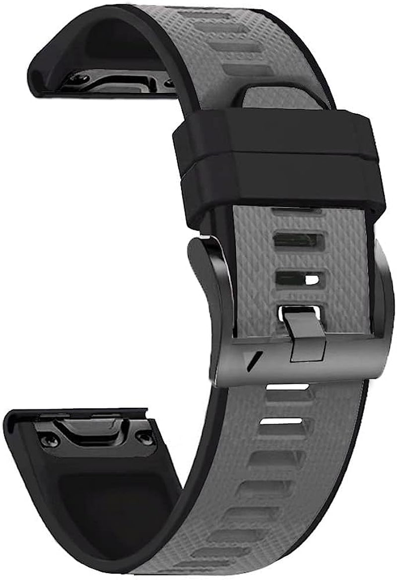 NIBYQ 26 22Mm Quick Fit Watchband for Garmin Fenix 6X 6Xpro 6 5X 5Plus 3 3HR Enduro Silicone Easyfit Wrist Band for Garmin Fenix 7X 7 NIBYQ G 26mm Fenix 3 3HR