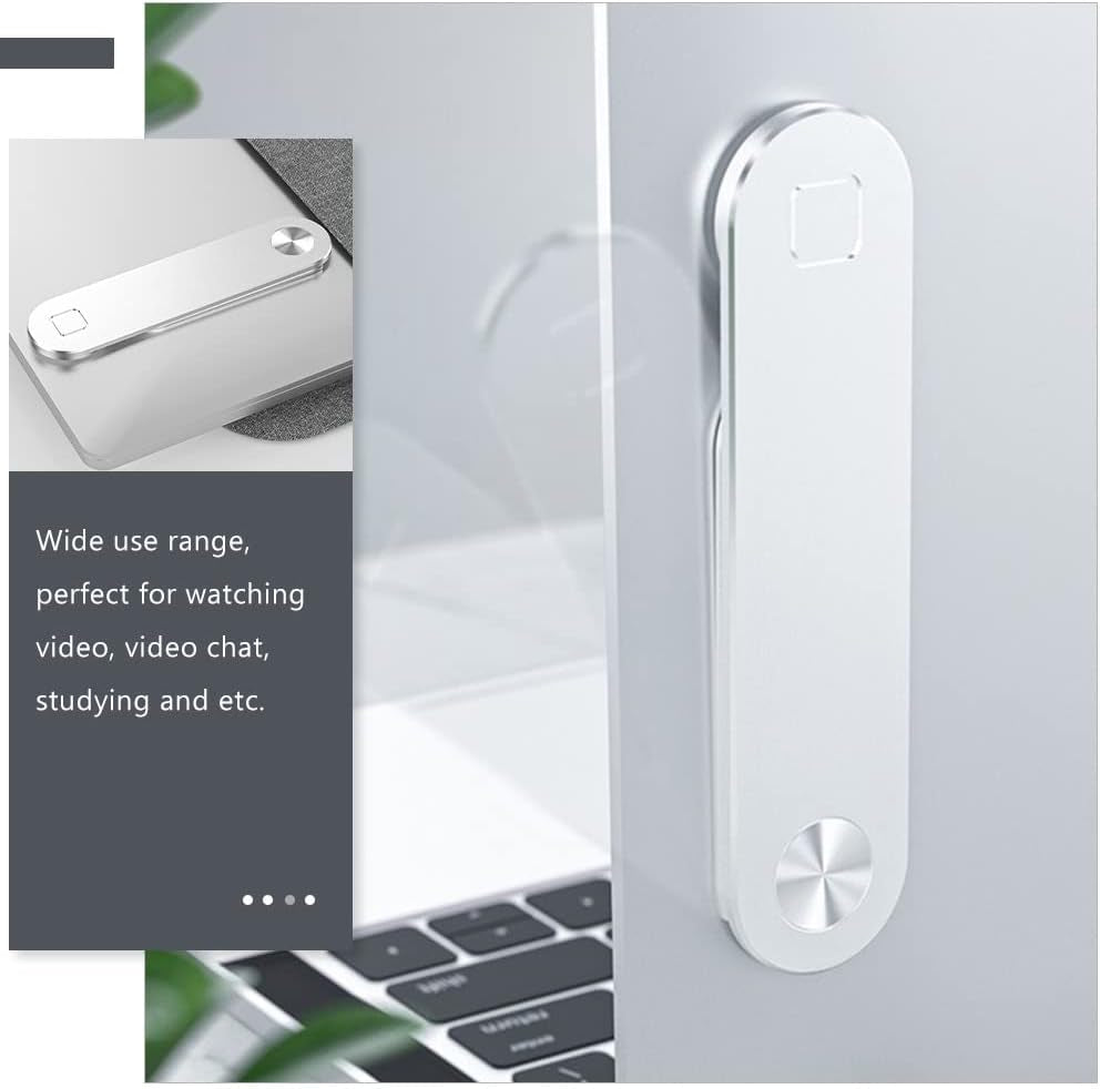 LUOZZY Computer Stand Laptop Phone Holder Laptop Stand Magnetic Laptop Phone Holder (Silver) LUOZZY