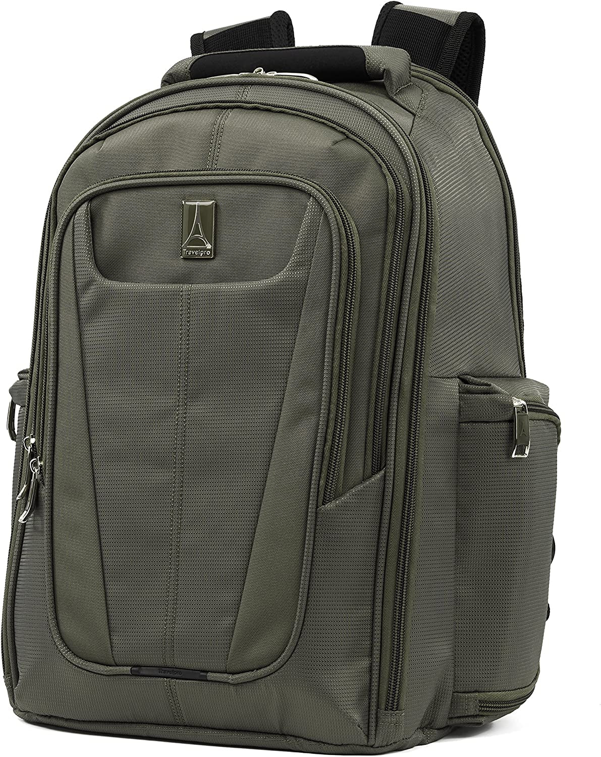 Travelpro Maxlite 5 Softside Lightweight Underseat Backpack, Fits up to 17.5-Inch Laptop, Work School Travel, Men and Women, Black Travelpro Slate Green Carry-on 17-Inch