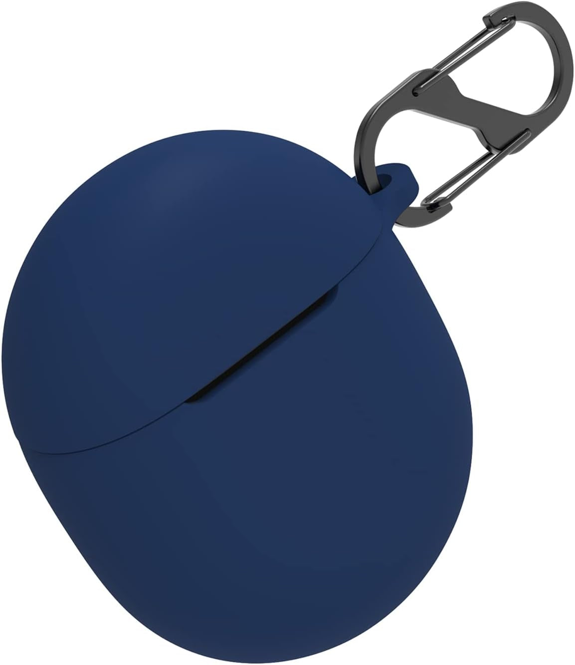 WUWOCJ Case Compatible for Google Pixel Buds Pro 2022,Anti-Lost Shockproof Easy Carrying Portable Silicone Protective Case Cover with Carabiner (Black) WU-PPRO Navy