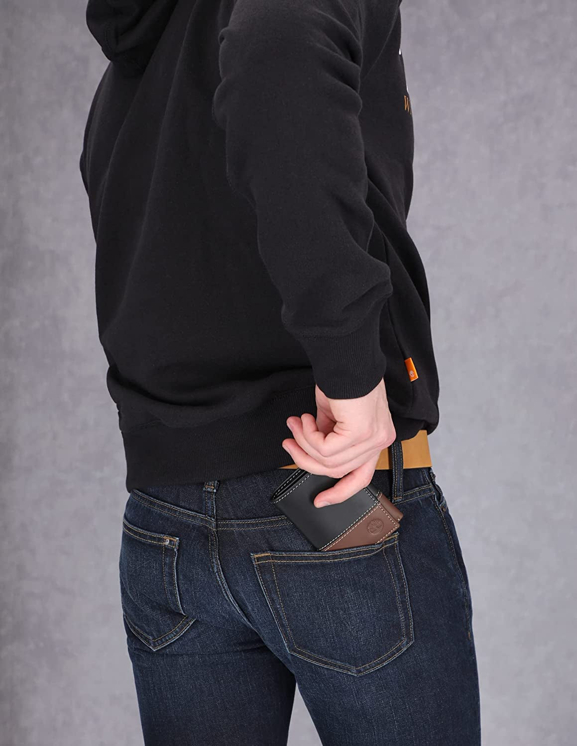 Timberland Men'S Leather Trifold Wallet with ID Window Timberland Accessories