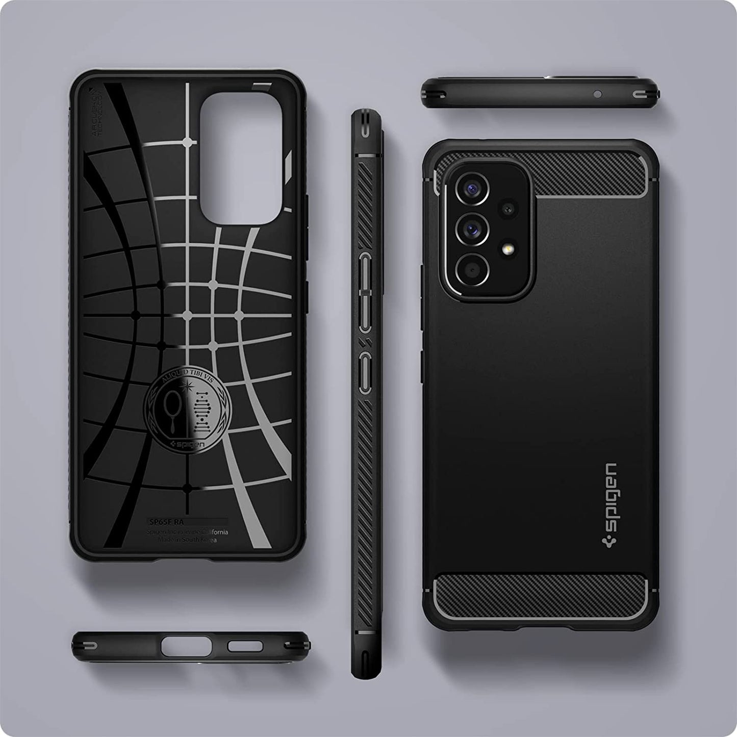 Spigen Rugged Armor Designed for Galaxy A53 5G Case (2022) - Matte Black Spigen