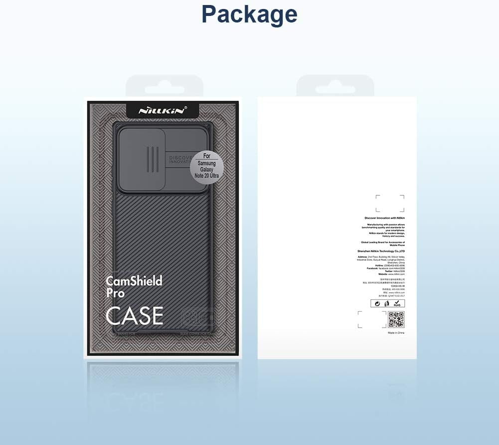 Samsung Galaxy Note 20 Ultra/Note 20 Ultra 5G Phone Case,Camera Protection Slide Protect Cover Lens Protection Case (For Samsung Galaxy Note 20 Ultra) Nillkin