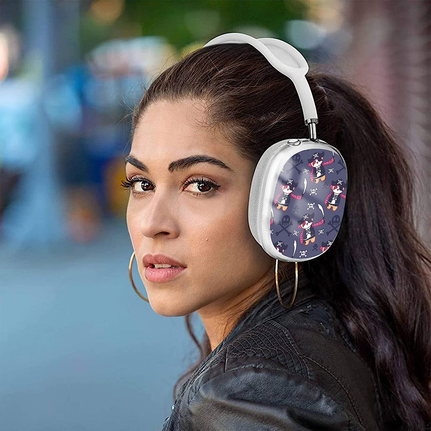 WINCHIHAN Printed Soft TPU Anti-Scratch Protective Case Cover Compatible with Airpods Max Headphones # AS0313 WINCHIHAN