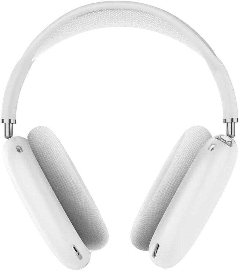 Replacement Soft Silicone Earpads Ear Pads Cushions Protectors Cover Case Accessories Compatible with Apple Airpods Max Headphones (White) CONVELIFE