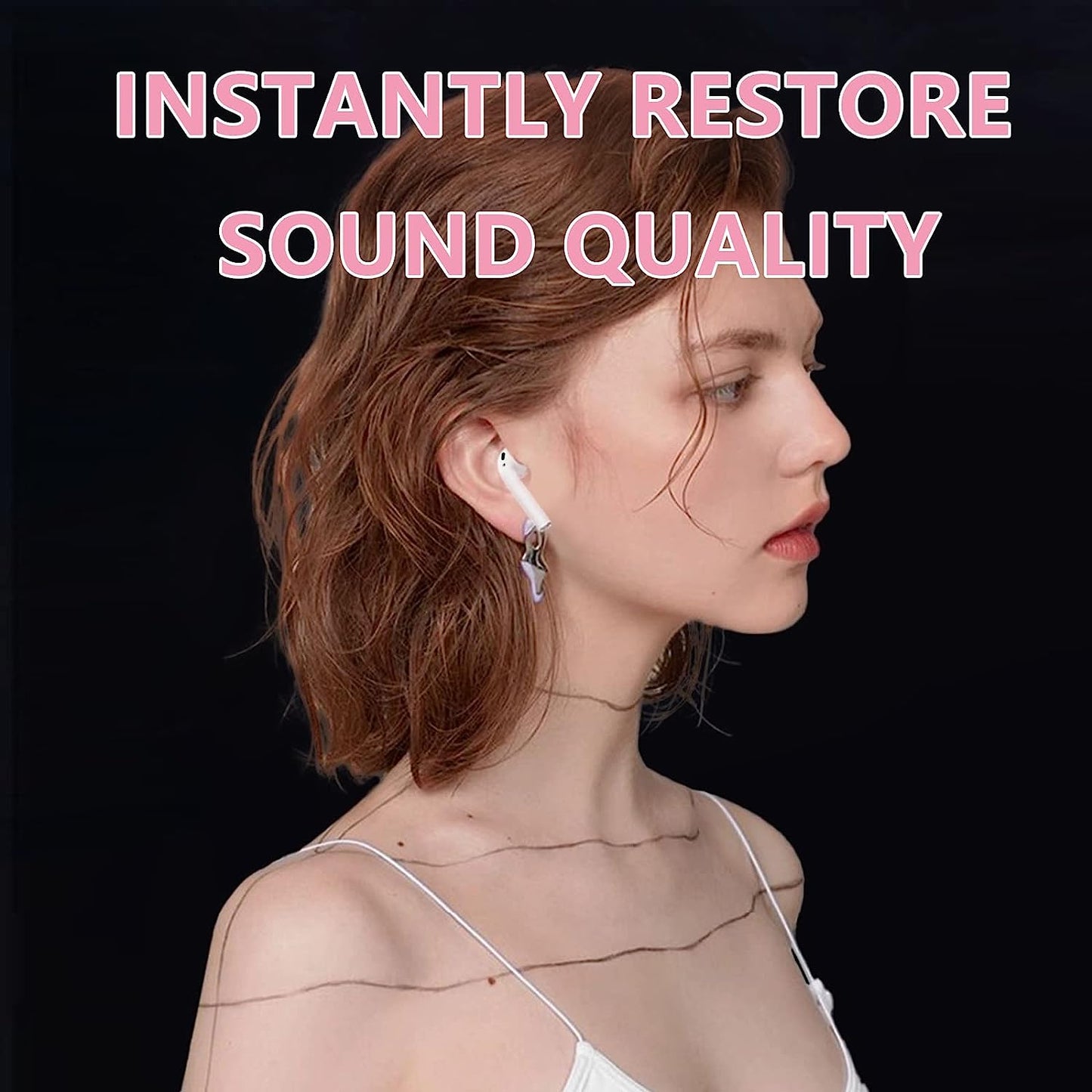 Earbud Cleaning Putty for Apple Airpods,Phone Cleaning Kit,Remove Ear Wax, Dirt & Gunk from Devices W/Small Crevices,Airpod Cleaner Kit Compatible Headphones Earbuds/Camera and Other Electronics Polislime