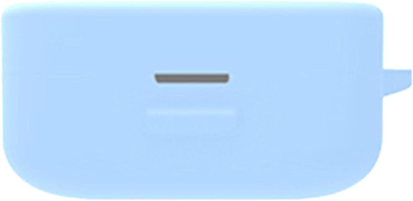 Aeihevo Silicone Case Cover for Sony Linkbuds WF-L900 | Scratch Shock Resistant Liquid Protective Sleeve Skin Cover | Soft Liquid Silicone Cover with Keychain for Wireless Earbuds Aeihevo Sky Blue