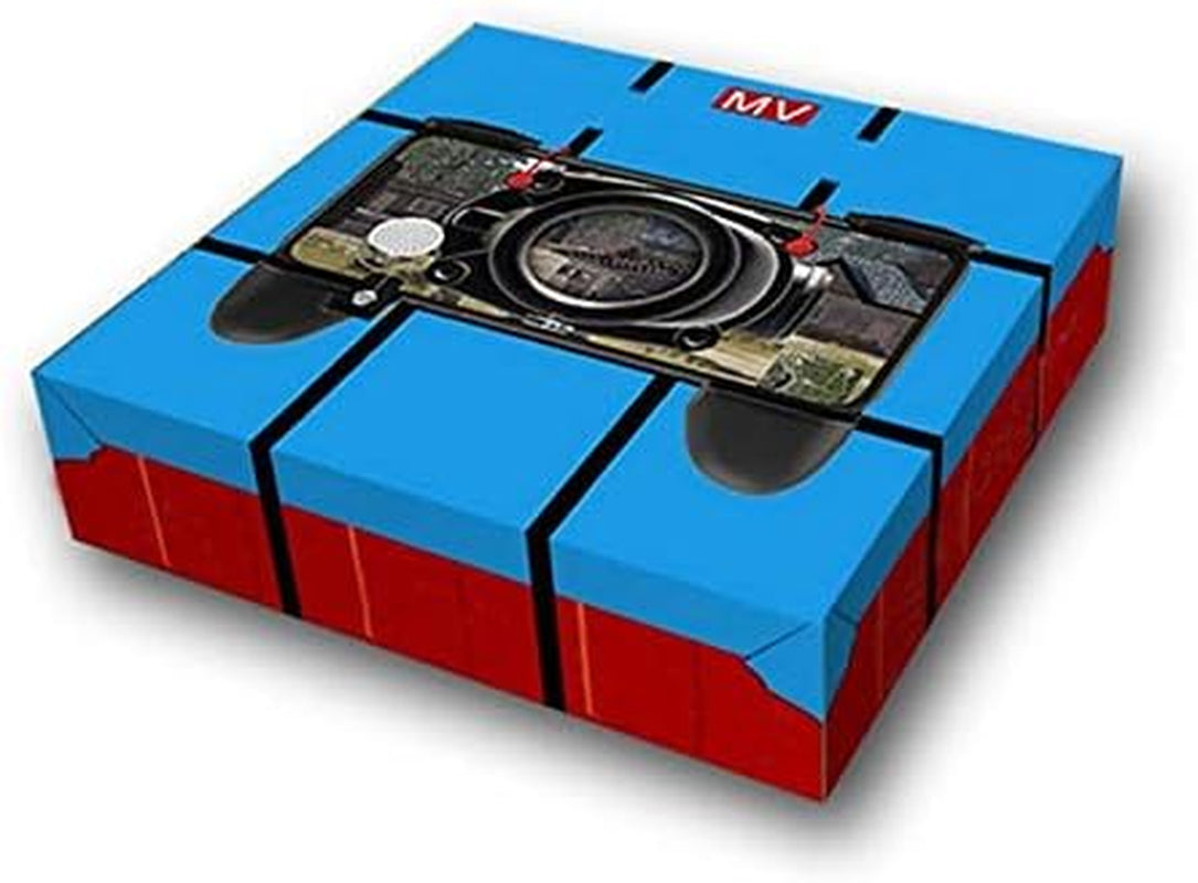 ASDQ 3 in 1 Gamepad for Smartphone, Fire Button Aim Key Smart Phone Trigger, R1 L1 Shooter Gampads, Mobile Gaming Handle Controller ASDQ