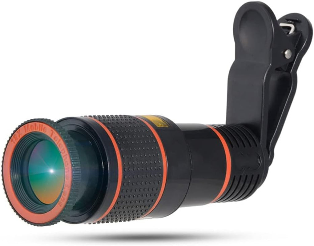YEBDD 12X Telescope Zoom Lens Monocular Mobile Phone Camera Lens for Smartphones YEBDD