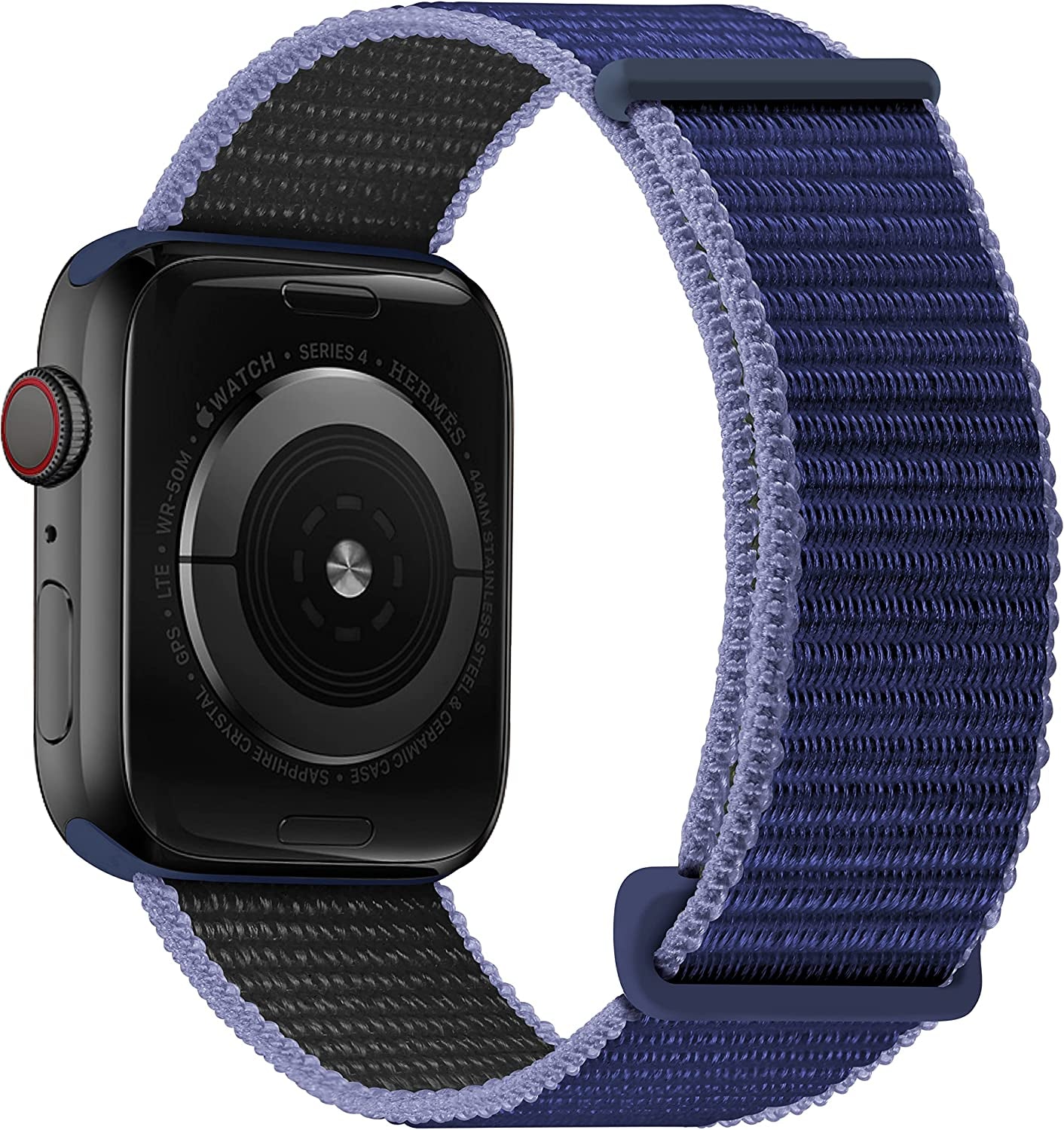 Oxwallen Sport Loop Nylon Band Compatible with Apple Watch 7/8 Ultra 49Mm 45Mm 42Mm 44Mm, Comfortable Braided Strap Women Men Competible for Iwatch SE & Series 7/8 6 5 4 3, Black OXWALLEN Midnight Blue/Black 41/38/40MM