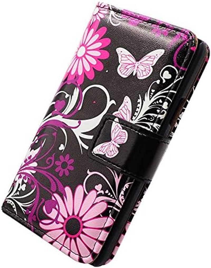 Bcov LG G8 Thinq Case,Lg G8 Case, Butterfly Leather Flip Case Wallet Cover with Card Slot Holder Kickstand for LG G8 Thinq 2019 Bcov