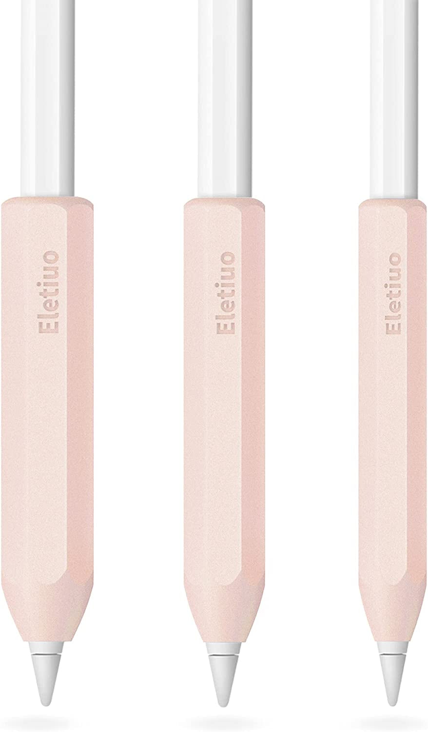 3 Sizes Silicone Grip Holder Protective Skin Sleeve Cover Case Accessories,Compatible with Apple Pencil 1St / 2Nd Gen, for Ipad Pro 9.7"/10.5"/11" /12.9",Mint Green (S, M, L) Litumfen Pencil,Pink Pencil style