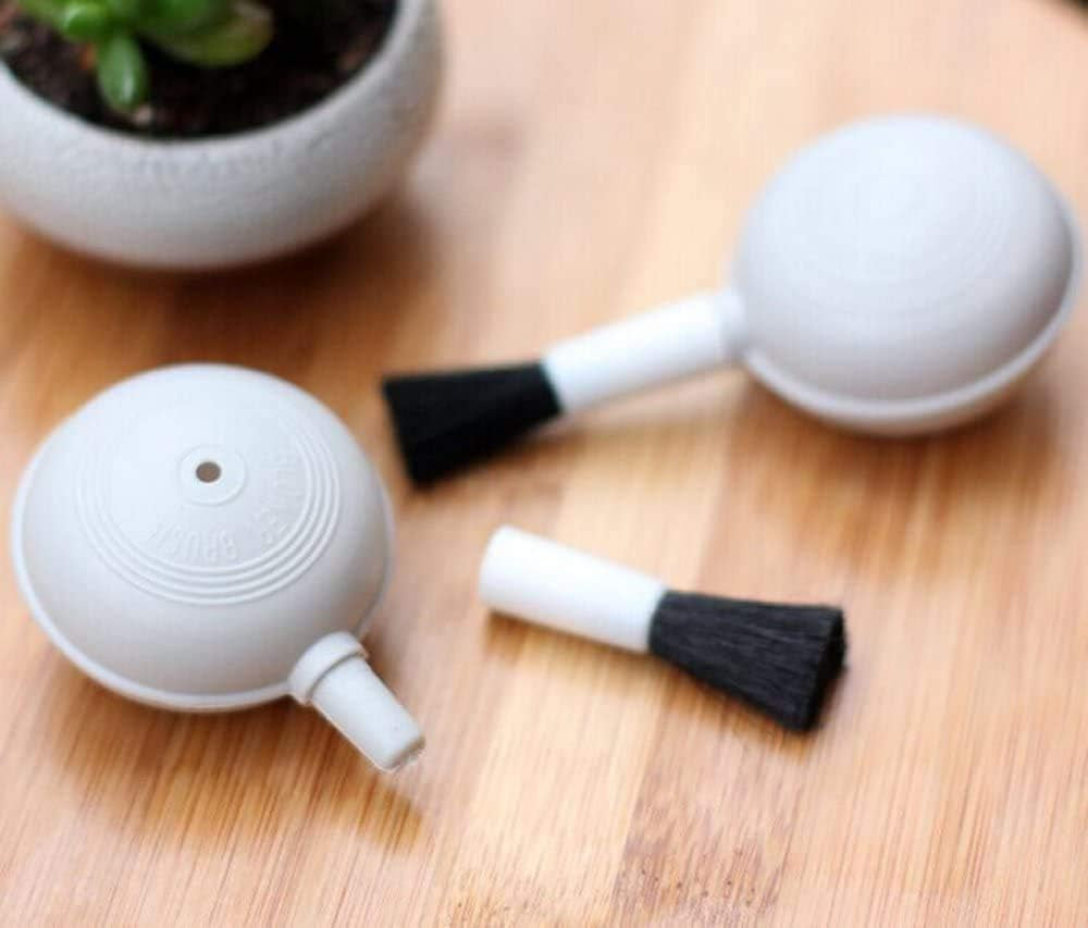 Gearfend Dust Cleaner Kit Strong Cleaning Air Blower + Soft Brush Blower for Camera & Camcorder, Lens, LCD Screens, Etc + Microfiber Cloth Gearfend