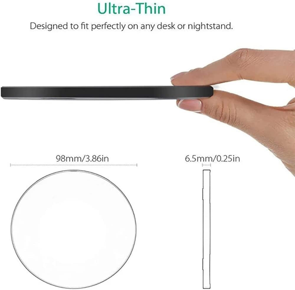 Wireless Charger, 30W Max Fast Wireless Charging Pad Compatible with Iphone 14/14 Plus/14 Pro/14 Pro Max/14 Mini 13/12/11/X/8,Airpods; Wireless Charge Mat for Samsung Galaxy S22/S21/S20 Buds (Black) WEKEFON