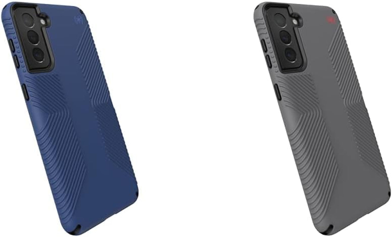 Speck Products Presidio2 Grip Samsung Galaxy S21+ 5G Case, Coastal Blue/Black/Storm Blue Speck Products Case + Case,9 X 4.75 X 0.75
