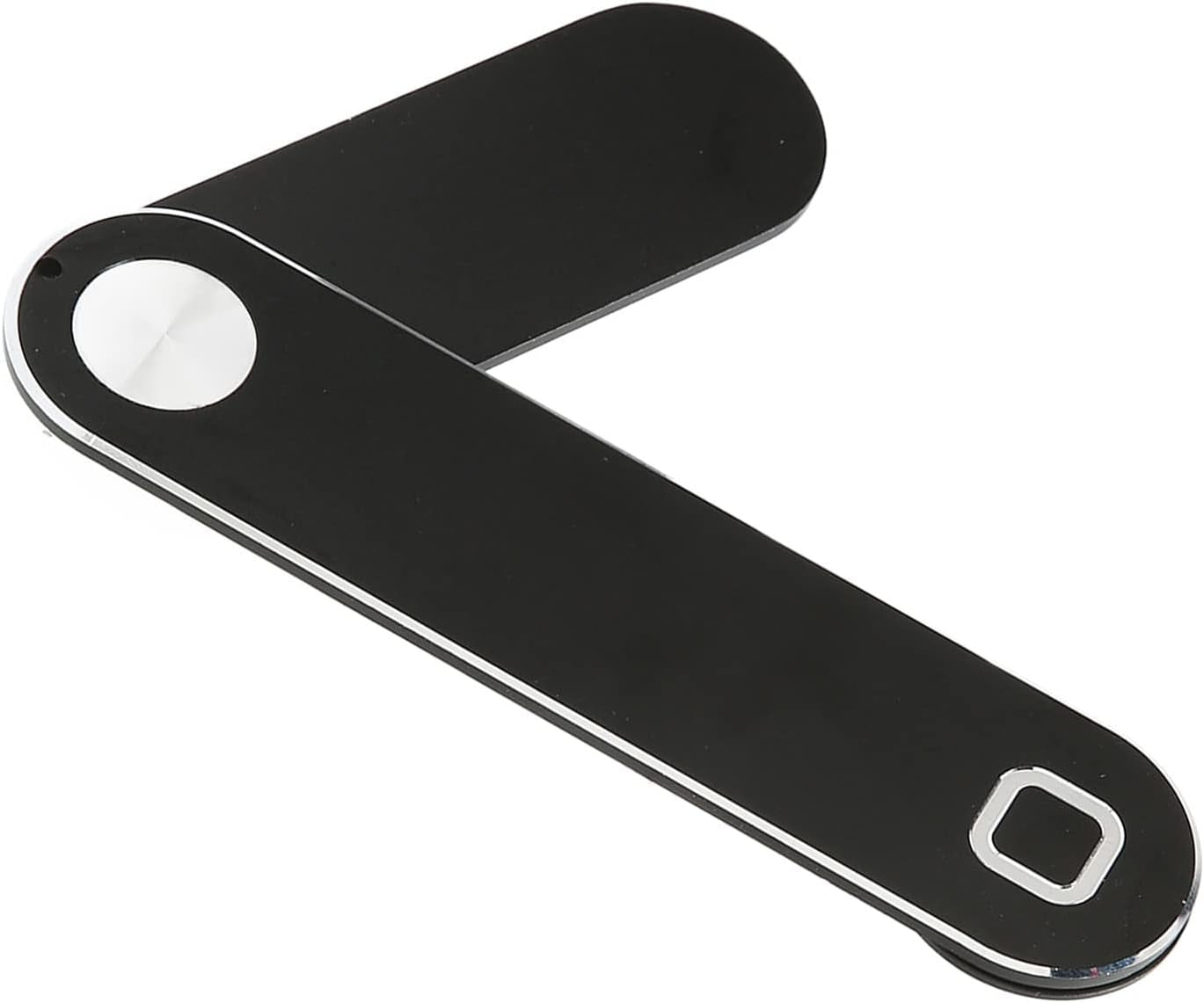 Dpofirs Magnetic Laptop Phone Holder for Laptop, Foldable Laptop Side Mount Clip Universal for All Mobile Phones, Computer Monitor Side Phone Mount(Black) Dpofirs