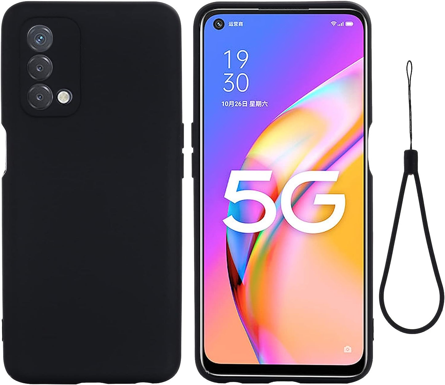 Joie & Joho Compatible with Oneplus Nord N200 5G Case, Ultra Slim Fit Soft Case Silicone Cover with Full Body Bumper Anti-Scratch Shockproof Case for Oneplus Nord N200 5G, Yellow Joie & Joho Black