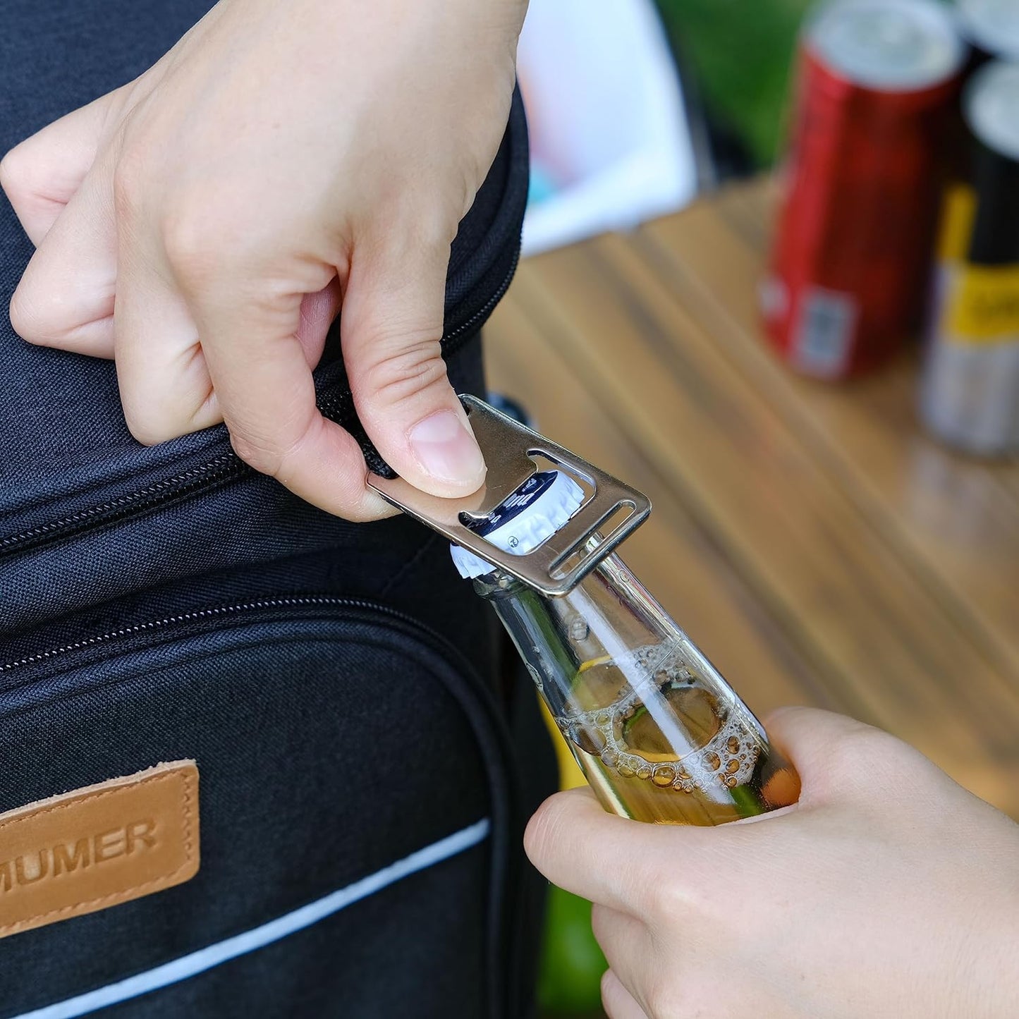 CAPMUMER Large Capacity Cooler Backpack 48 Cans Waterproof Leakproof Insulated Lightweight Backpack Cooler CAPMUMER