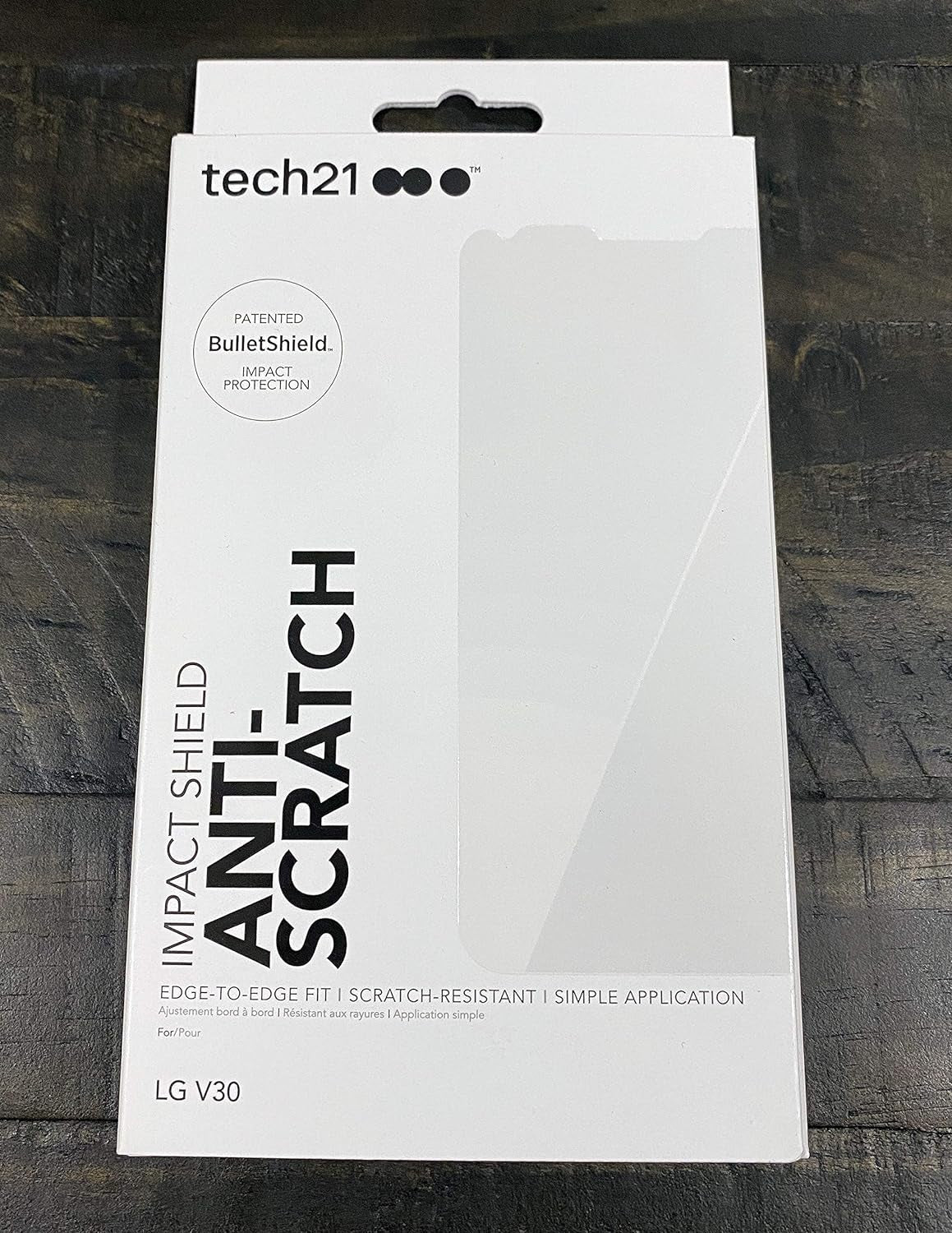 Bundle - 2 Items: Tech21 Black Smoke EVO Check Anti-Shock Case Cover and Impactshield Full-Size Display Guard Screen Protector for LG V30/V30 Plus/V30+/V30S/V35 Thinq Generic