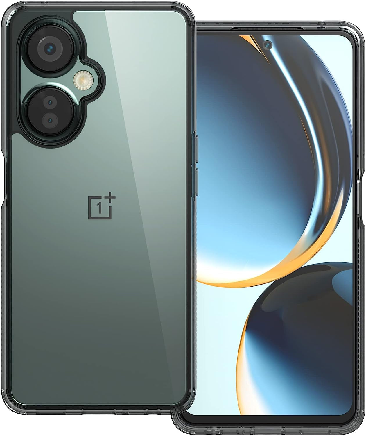 Foluu for Oneplus Nord N30 5G/Oneplus Nord CE 3 Lite 5G Case, Hard PC Back & Soft TPU Bumper Protective Shockproof Case for Oneplus Nord N30 5G 2023 Foluu