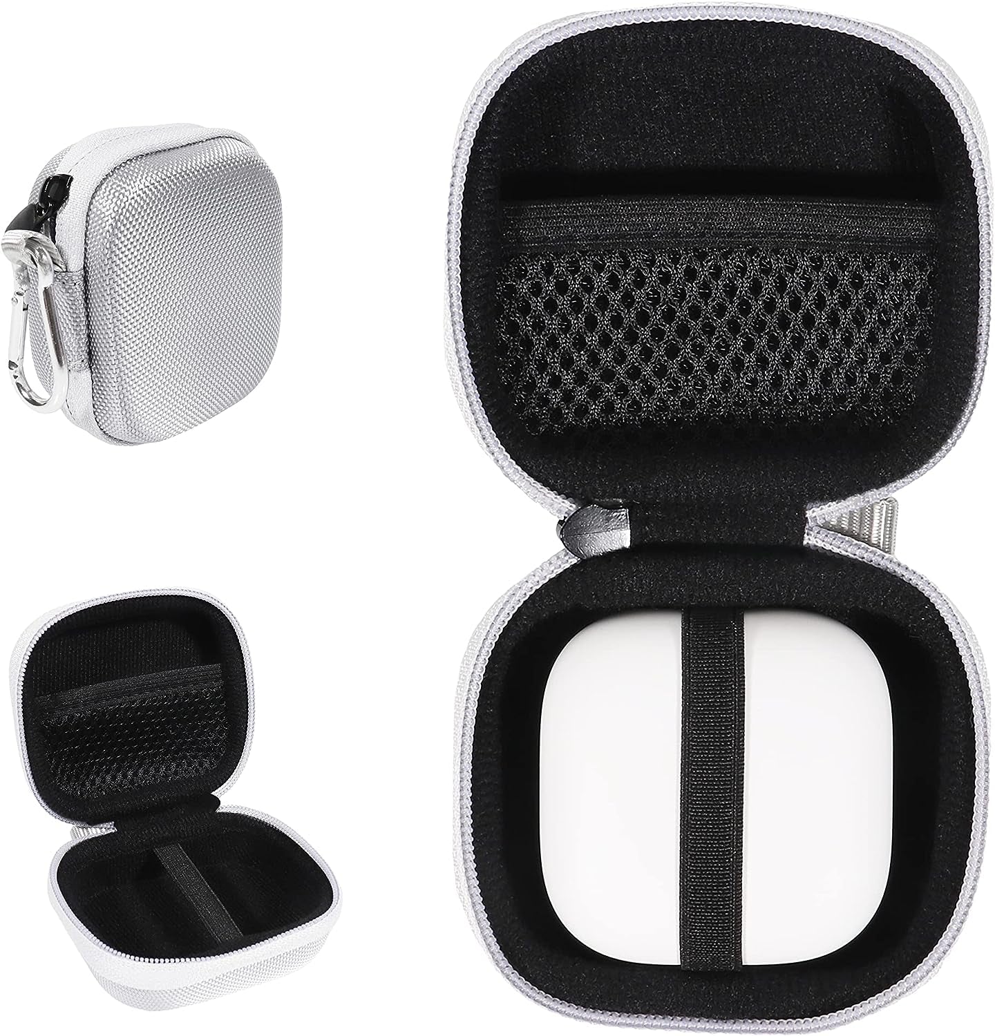 Alltravel Earbuds Case for Beats Fit Pro - True Wireless Noise Cancelling Earbuds (Dark Red) alltravel Gray