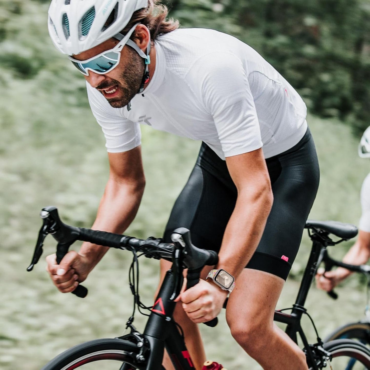 3 Pack Band Compatible with Apple Watch Bands 38Mm 40Mm 41Mm 42Mm 44Mm 45Mm 49Mm for Women Men, Soft Silicone Breathable Sport Strap for Iwatch Bands Series 9 8 7 6 5 4 3 2 1 SE Ultra 2 Ultra