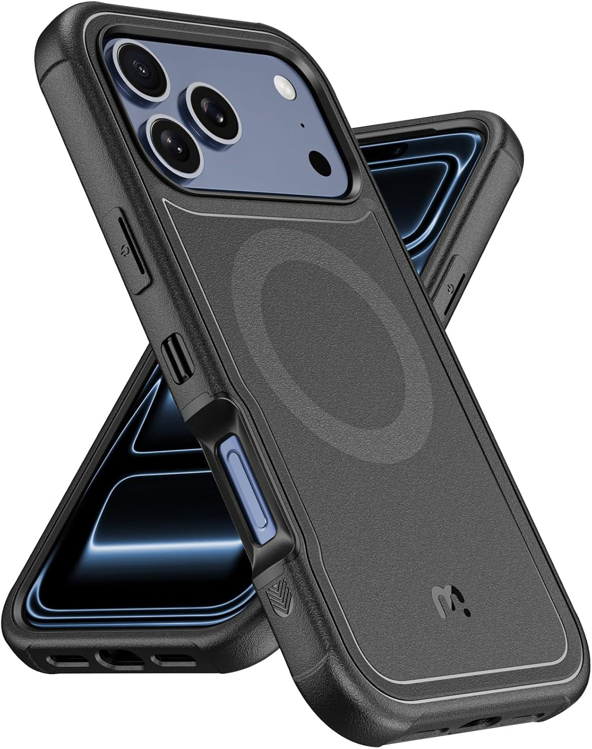 M MYBAT PRO for Iphone 17 Pro Max Case,Maverick Series Magnetic Phone Case for Iphone 17 Pro Max Rogue Edition,[Compatible with Magsafe],Heavy Duty Protection Rugged Case,Anti-Drop,Shockproof Cover