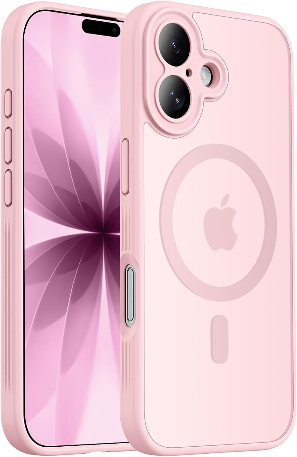 Designed for Iphone 17 Pro Max Case, Compatible with Magsafe, [Camera Protection] [15FT Military Drop Protection] Shockproof Translucent Matte Anti-Slip Phone Case, 6.9", Deep Blue