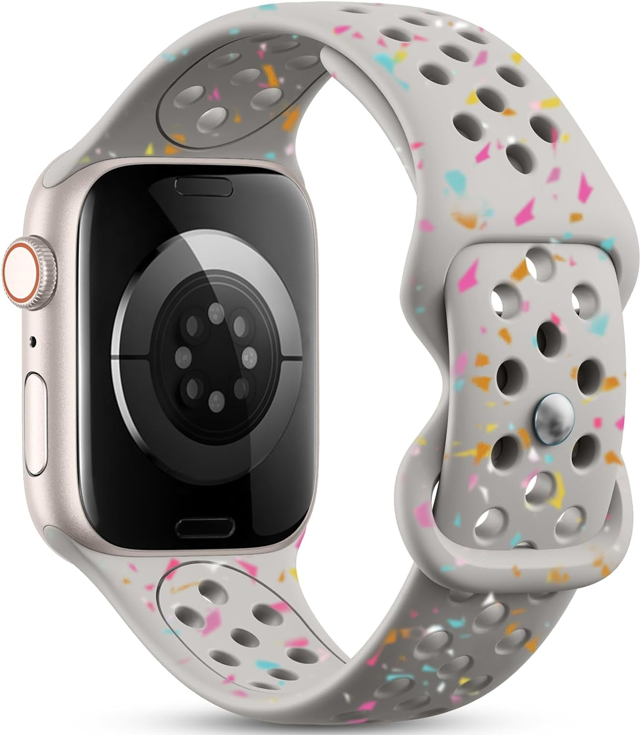 GEAK Nature Friendly Bands Compatible with Apple Watch Band 40Mm 38Mm 44Mm 42Mm 41Mm 45Mm 49Mm Women Men, Breathable Sport Replacement Iwatch Bands Compatible for Iwatch Ultra 2 Series 9 8 7 6 5 4 3 SE