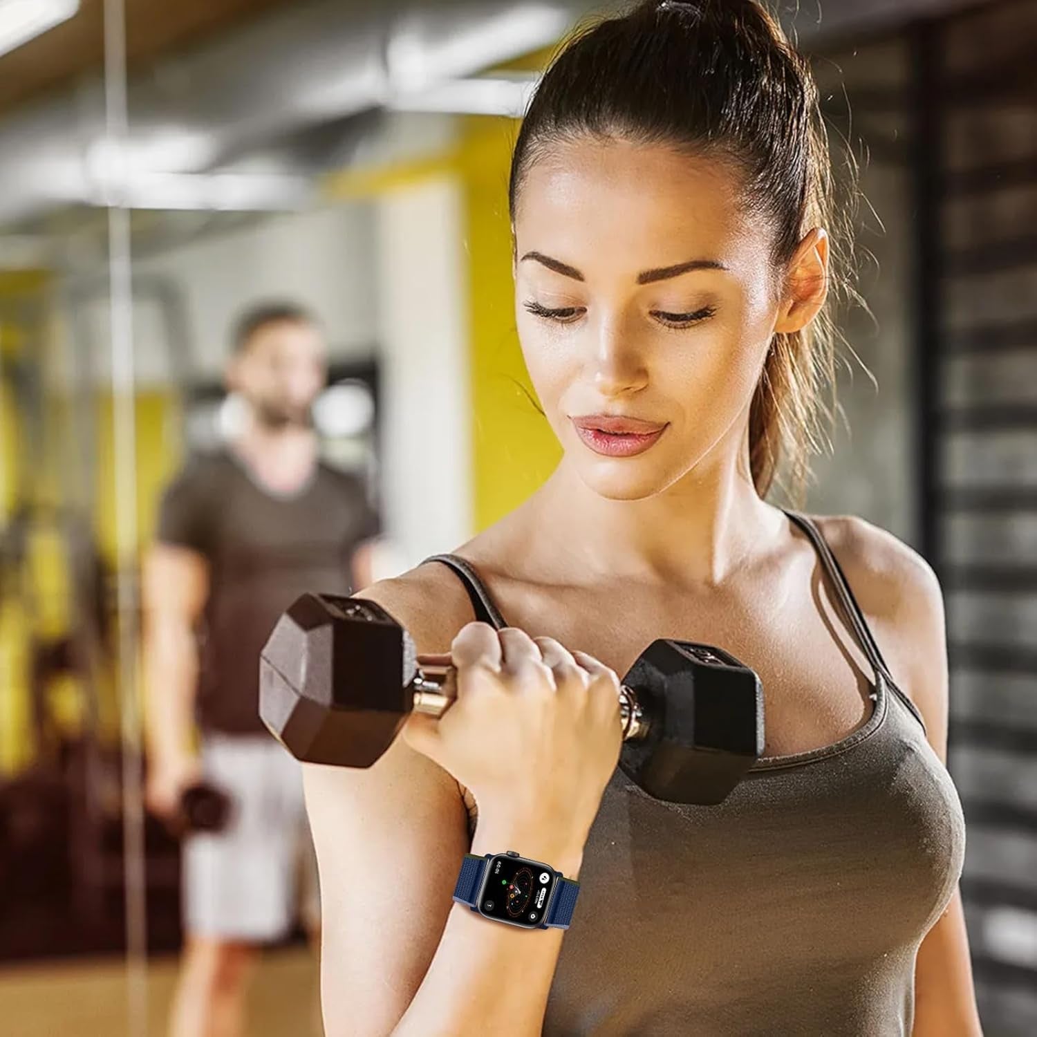 DOBSTFY Bands Compatible with Apple Watch Band 40Mm 38Mm 41Mm 42Mm 44Mm 45Mm 49Mm for Women Men,Nylon Watch Band for Iwatch Series 9 8 7 6 5 4 3 2 SE Ultra/Ultra 2