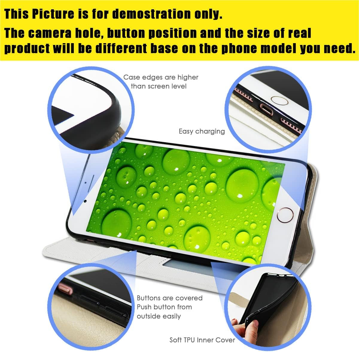 For Samsung S22+, Samsung Galaxy S22 Plus, Art Designed Flip Wallet Style Cover Case Flower Butterfly Dragonfly Full Body Protection AD003 (#24878 Red Gothic Rose S22+)