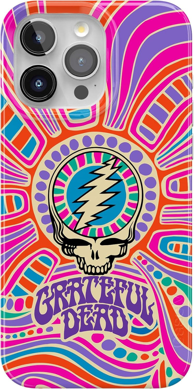 Casely Iphone 15 Pro Case | Field of Flowers | Pastel Floral | Classic Case | Compatible with Magsafe and Action Button  Casely Grateful Dead | Art Of Chaos | Skull  