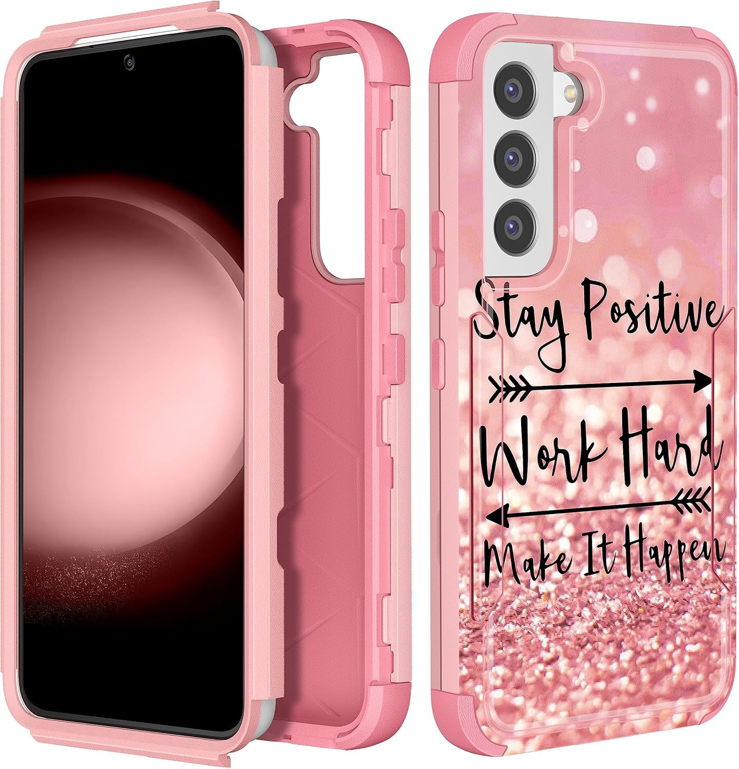 For Samsung Galaxy S22 Case Heavy Duty Protective Designer Strawberry Drop Tested Cute Cases for Men Women Girls Shockproof Protection Rugged Bumper Phone Cover for Galaxy S22 6.1"