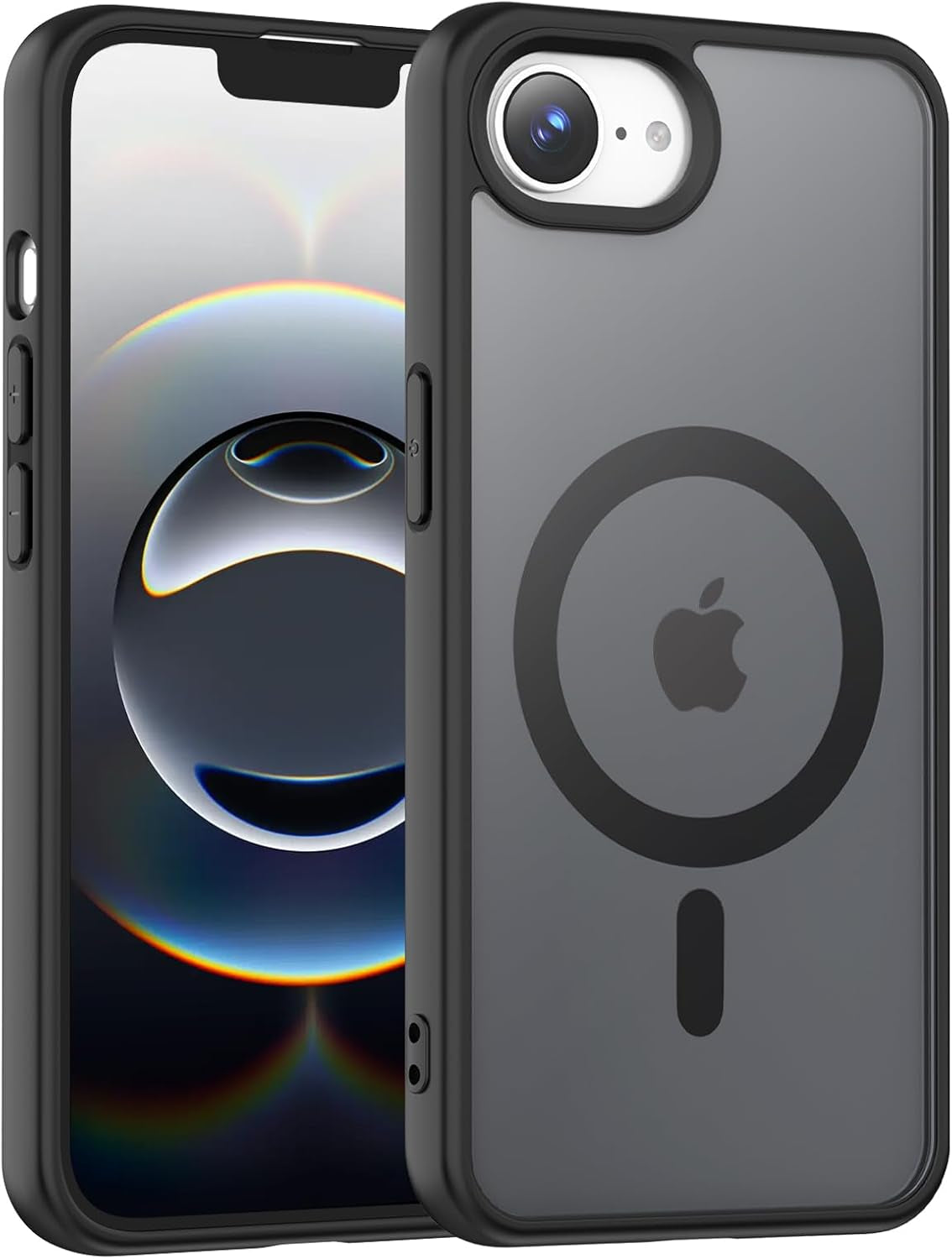 Temdan for Iphone 17 Pro Max Case Clear with Screen Protector, Compatible with Magsafe, Anti-Yellowing, Military-Grade Protection, Shockproof Slim Magnetic Phone Case Cover, Transparent