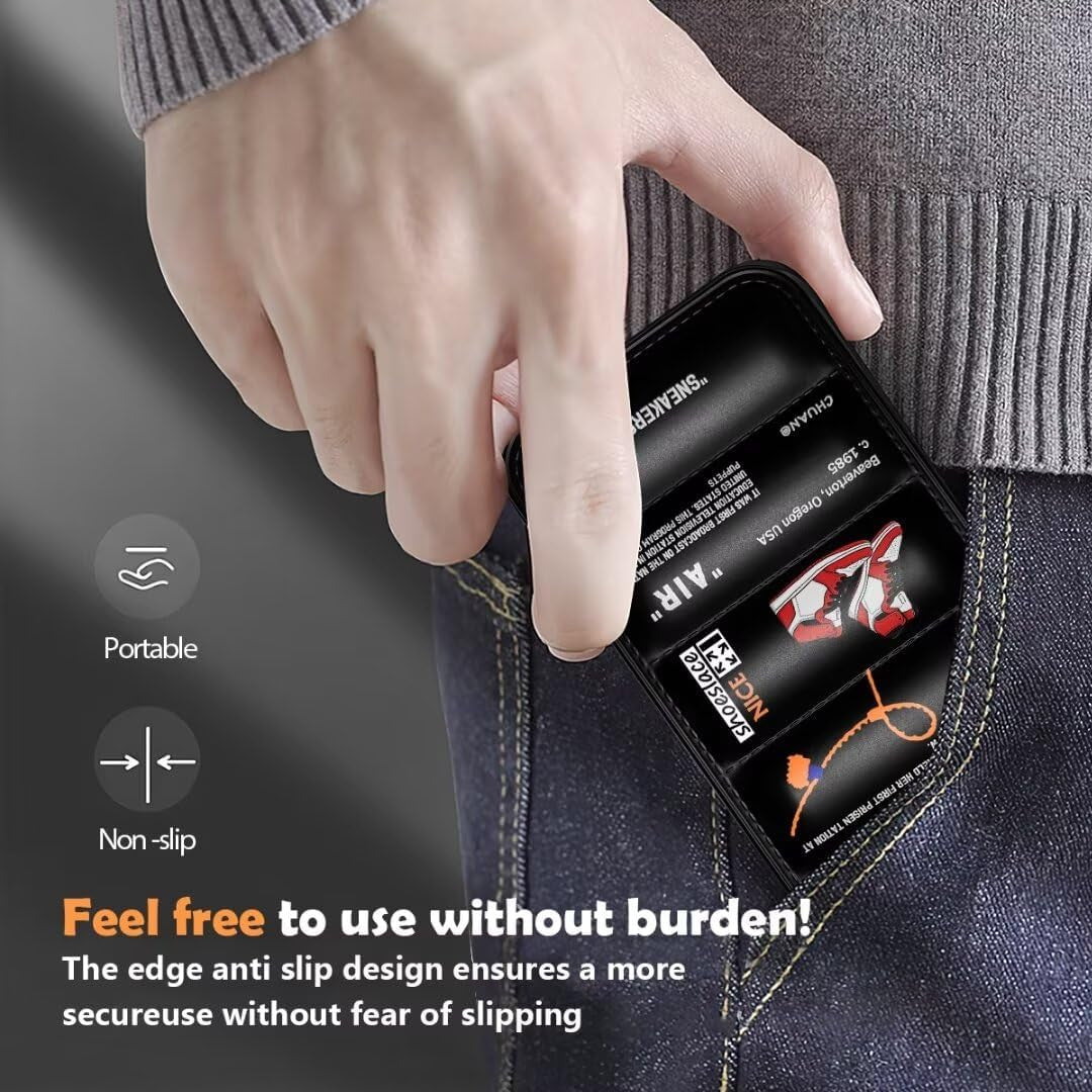 Cool Aesthetic Phone Case for Iphone 15 Pro Case for Boys Men Drop-Resistant Lens Protection Red Basketball Sneaker Street Design Shockproof Designer Cases Compatible with Iphone 15 Pro Case Black  VVVLGD   