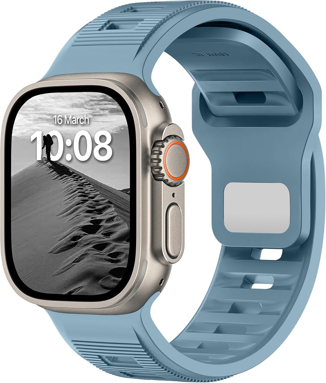 DONEGANI MC1 Sport Band Compatible with Apple Watch Bands Ultra Se 49Mm 45Mm 44Mm 42Mm 41Mm 40Mm 38Mm Men Women Series 9 8 7 6 5 4 3 2 1 Iwatch Strap Silicone Green Christmas