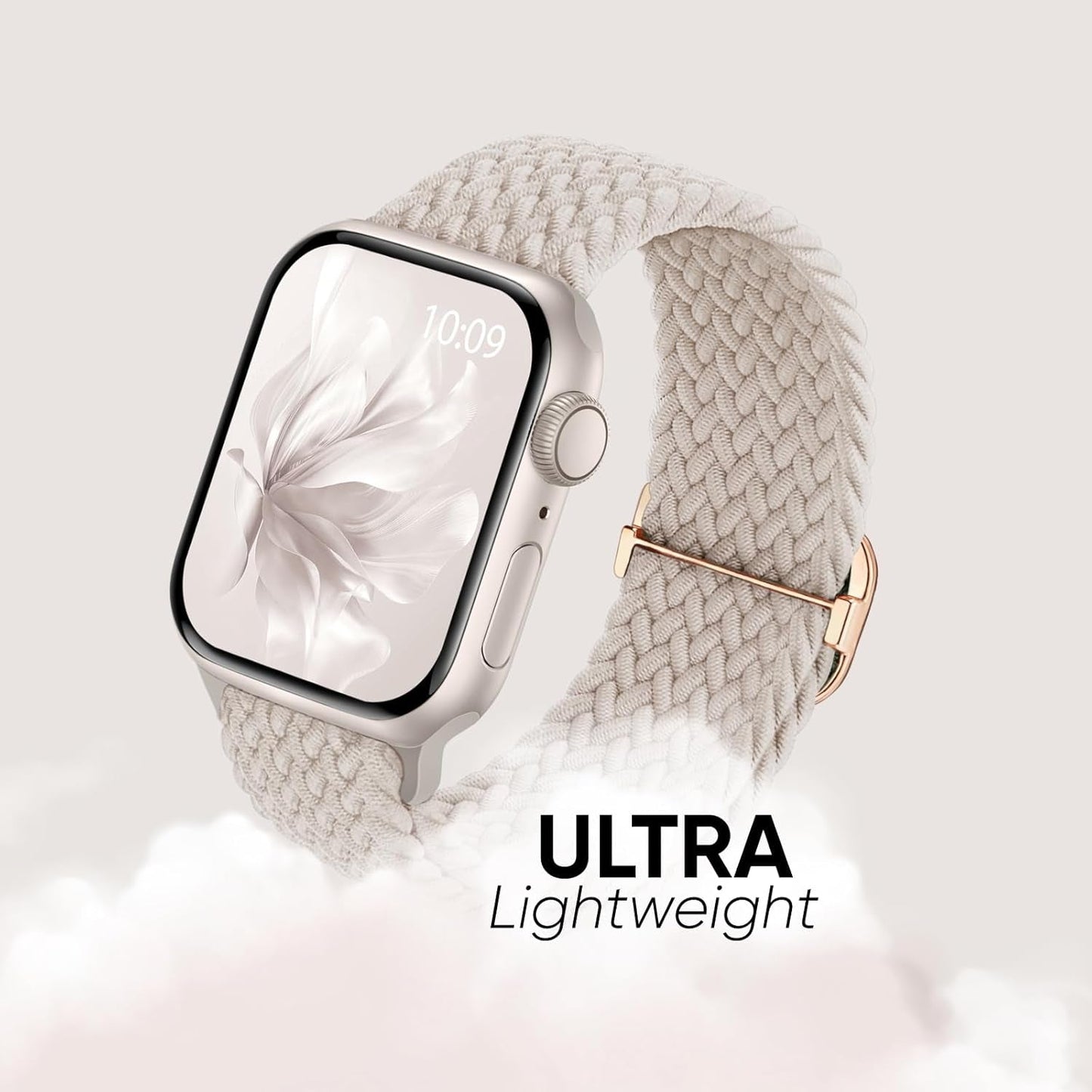 6 Pack Braided Stretchy Bands Compatible with Apple Watch Band 38Mm 40Mm 41Mm 42Mm 44Mm 45Mm 49Mm Women Men, Adjustable Nylon Solo Loop Elastic Straps for Iwatch Series 9 8 7 6 5 4 3 2 1 SE Ultra