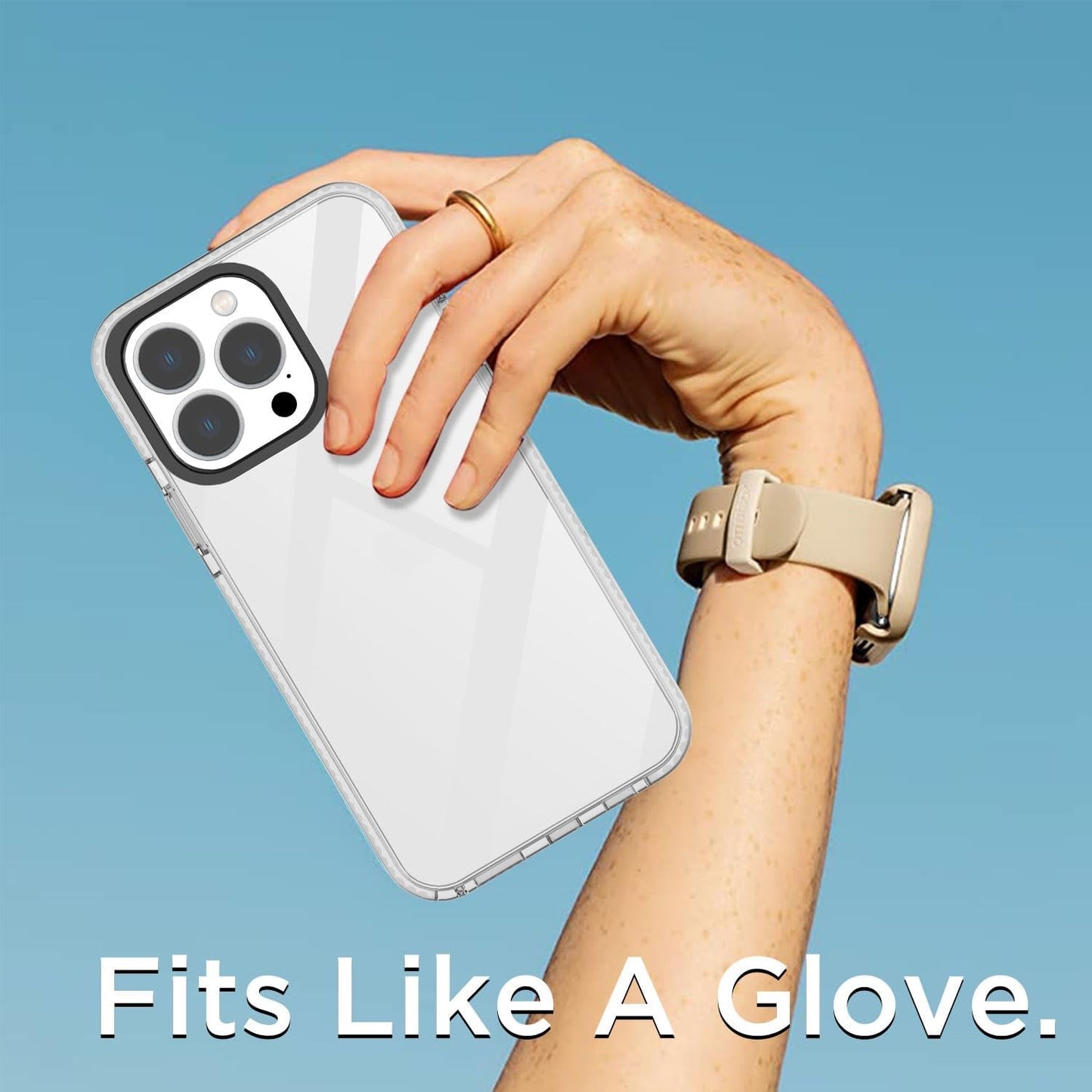 Aicase Compatible with Iphone 15 Pro Max Case Clear, Slim Thin Lightweight Transparent [Non-Yellowing] Vibrant Design Protective Phone  AICase   