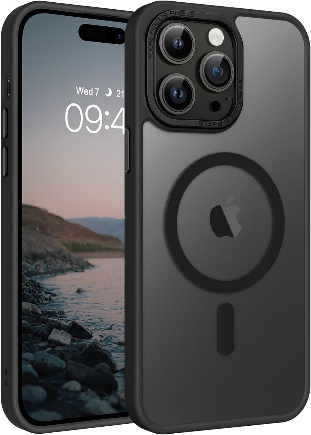 BENTOBEN for Iphone 14 Pro Max Phone Case,Iphone 14 Pro Max Magnetic Case [Compatible with Magsafe] Translucent Matte Shockproof Women Men Girl Protective Case Cover for Iphone 14 Pro Max 6.7",Black  BENTOBEN   